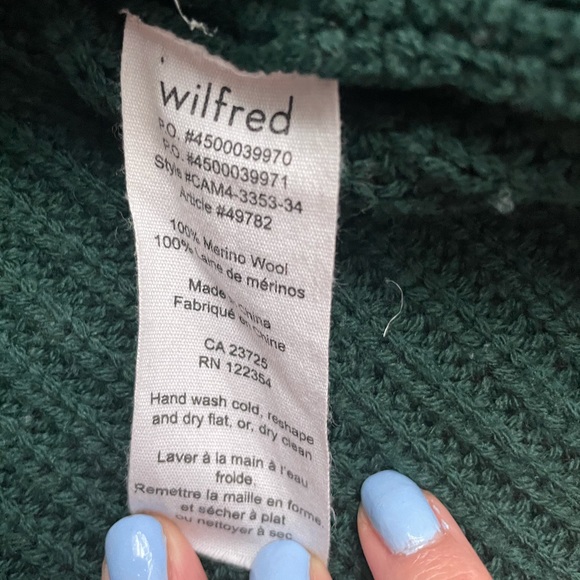 Wilfred green Calais sweater - Picture 4 of 8